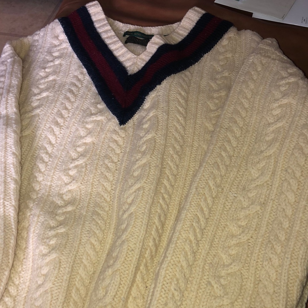 A special edition hand knit sweater